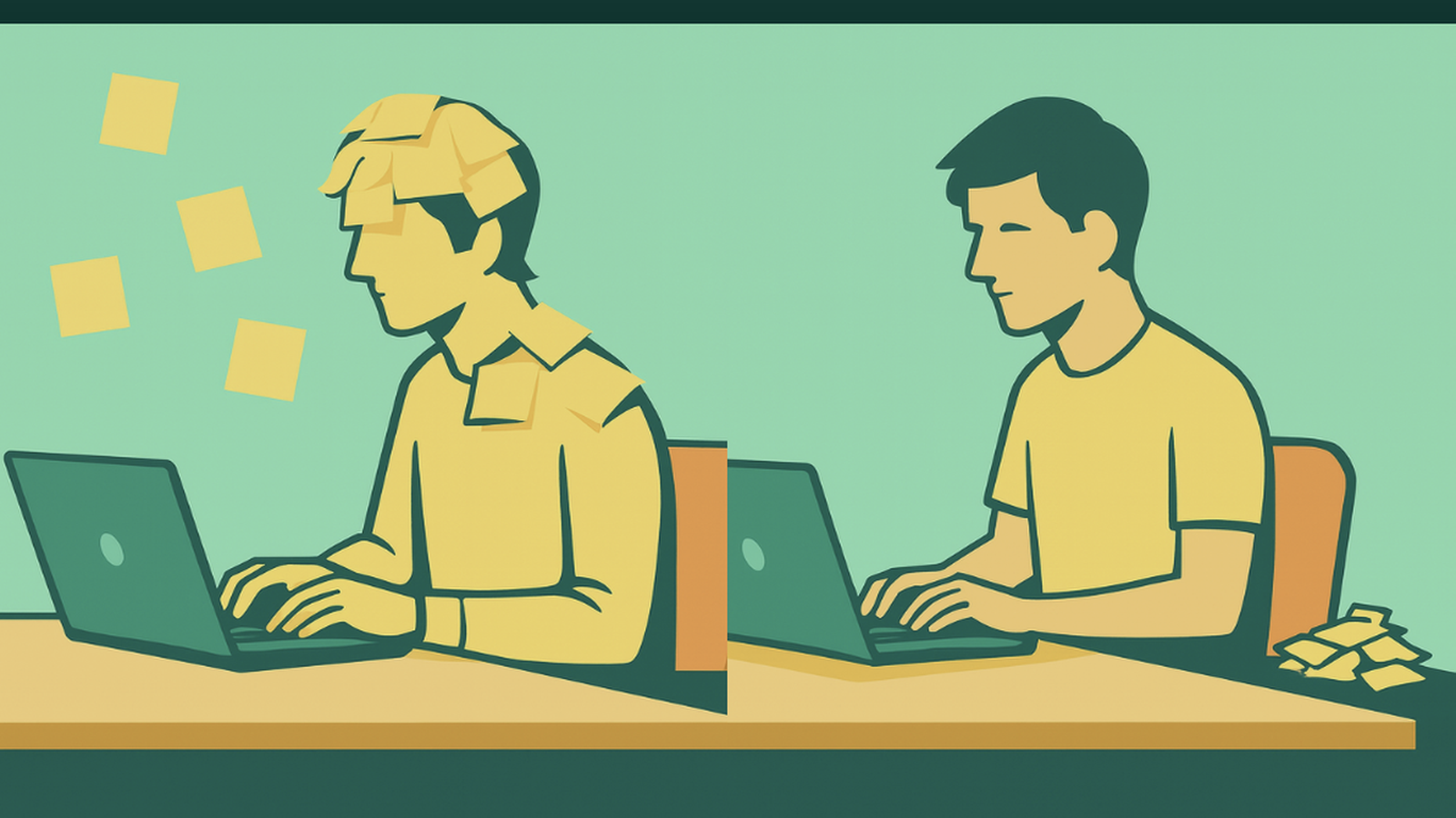 Vorher/Nachher: Ein geteilter Link mit Tracking-Parametern und derselbe Link bereinigt